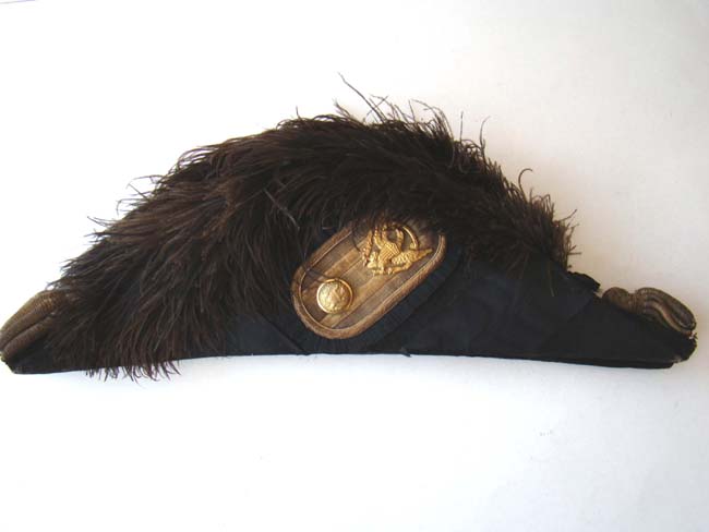 A fine Civil War era Officers' "Chapeau-de-bras" by W.H. Horstman & Co., Philadelphia, circa 1860-1870.